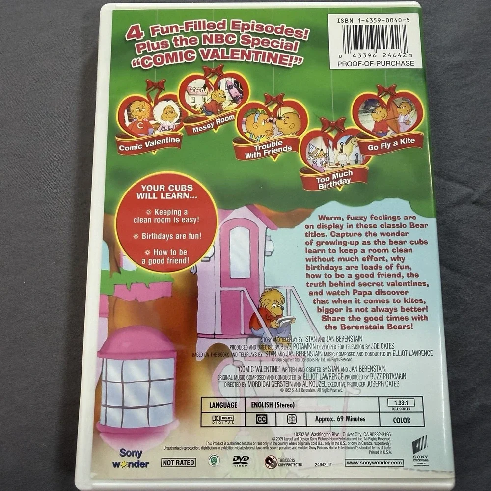 The Berenstain Bears - Kindness, Caring And Sharing (DVD, 2009) - Picture 3 of 3